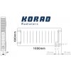 Korad Radiators 22VKP 600 x 1000 mm