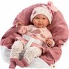 Llorens Llorens 74014 NEW BORN - realistická bábika bábätko so zvukmi a mäkkým látkovým telom - 42