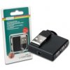 Digitus USB 2.0 hub, Vysokorychlostní rozbočovač, 4-porty, černý, bez napájecího zdroje DA-70217