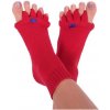 HAPPY FEET Adjustačné ponožky red veľkosť S