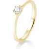 Sofia Diamonds prsteň zo žltého zlata s diamantom BE41 82143 Y