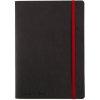 Oxford Black n Red Journal zápisník A5 Čierny Mäkké Dosky