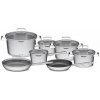 G21 Sada riadu Gourmet Magic s cedníkom, 13 dielov, nerez G21-6352114