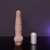 Erotixxx Toys Horse Dildo Warm Flesh 40% L prémiové silikónové dildo s Vac-U-Lock 36,3 x 6–8,2 cm