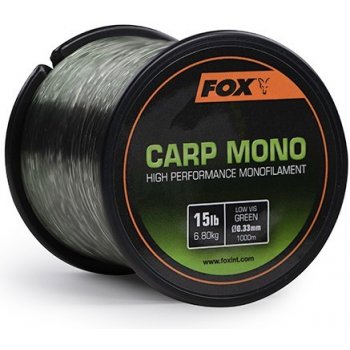 Fox Carp Mono Low-Vis Green 1000m 0,33mm