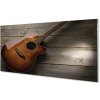 Sklenený obklad do kuchyne gitara 100x50 cm