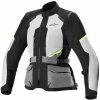 Bunda ALPINESTARS Stella Andes Air Drystar, dámska (svetlá sivá/tmavá sivá/čierna/žltá fluo) L