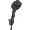 Hansgrohe Pulsify Select S - Set sprchovej hlavice, držiaka a hadice, 3 prúdy, EcoSmart, matná čiern - 24305670