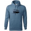 Vlak 152 - Mikina pánska Cape s kapucňou - L ( Denim )
