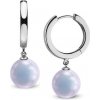 Swarovski e. kruhy Maracas, modré perly see3560