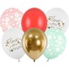 PartyDeco Latexové balóniky - Love you Mom mix 6 ks