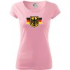 Nemecká orlica a vlajka - Dámske tričko Pure - 2XL ( Ružová )