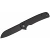 CIVIVI Black Aluminum Handle Black Stonewashed 14C28N Blade Button Lock C20022B-1