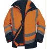 DELTA PLUS Reflexná bunda OPTIMUM 3 HI-VIS 4V1, oranžovo-modrá, Varianta oranžovo-modrá, Veľkosť M
