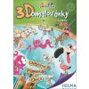 3D omalovánky Chobotnice, plameňák a opice