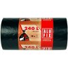 Vrecia na ťažký odpad LDPE 240L / 10ks (100x125cm) čierne 35 mic