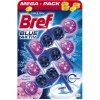 Bref Power Aktiv tuhý WC blok Fresh Flowers 3 x 50 g