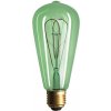 Edison Soft žiarovka, Smaragdová LED žiarovka - TEARDROP - 5W, E27, Stmievateľná, 2200K