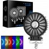 LED PRACOVNÁ LAMPA HALOGÉN RGB VO VIACERÝCH REŽIMOCH 18W