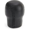 Hlavica radiacej páky kožená podnesená - čierne nite
