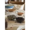 Clayre & Eef Sklenená baňatá dóza s vrchnákom L - Ø 13 * 14 cm - Clayre & Eef