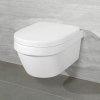VILLEROY & BOCH Architectura Combi-Pack, závesné WC s DirectFlush + WC sedadlo s poklopom, s QuickRelease a Softclosing, biela alpská, s povrchom CeramicPlus, 4694HRR1