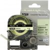 Brother TZe-SY12YD, 12mm x 1,5m, černý tisk / luminiscenční bílý podklad, kompatibilní páska