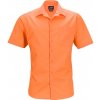 James & Nicholson pánska košela s krátkym rukávom JN644 oranžová
