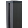 Stĺpik na plot GroJa Flex/Lumino 7 x 7 x 240 cm antracit vr. krytky