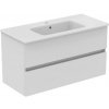 Ideal Standard Eurovit+ - Skrinka s umývadlom, 55x100x44 cm, 2 zásuvky, lesklá biela R0575WG
