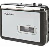 Nedis ACGRU100GY - Přenosný USB Převodník z Kazet na MP3 | s USB Kabelem a Softwarem