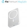 FixPremium - MagSafe PowerBank so Stojanom 5000mAh, biela