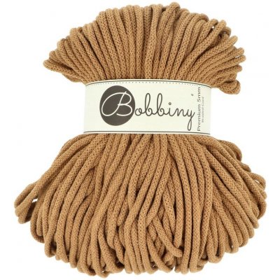 Bobbiny cords PREMIUM 5mm caramel - Kreativni.PROSTOR