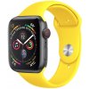 AW Jednofarebný remienok na Apple Watch - Žltý Veľkosť / Rozteč: 38/40/41/42mm, Farba: Žltý, Dĺžka remienka: Dámsky - S/M (12 - 18cm) IR-MJ01-062