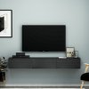 Hanah Home TV skrinka Terra – Čierna