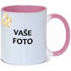 HRNČEK S FOTKOU FAREBNÝ RÁMIK SVADBA 350 ML FOTOpošta Farba: RUŽOVÝ