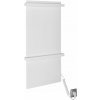 Sapho ELMIS elektrický sušiak uterákov 400x800 mm, 120 W, hliník, biela mat EB420