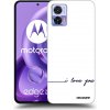 Picasee silikónový prehľadný obal pre Motorola Edge 30 Neo - Milujem ťa