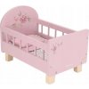 Drevená postieľka pre bábiky s posteľnou bielizňou Little Dutch