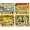 Vilac Dřevěné puzzle Zoo