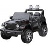 Detské autíčko na batériu Jeep Wrangler Rubicon 4x4 – Čierna
