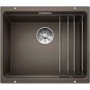 Blanco Etagon 500 Silgranitový drez, 53x46 cm, s pojazdmi, kávová 522236