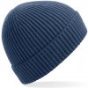 Beechfield Engineered Knit Ribbed beanie Steel blue