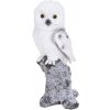 Zimná sova na pníku 20 cm - Sezónkovo