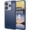 Techsuit Carbon Silicone kryt pre Xiaomi Redmi Note 14 5G – Modrý KF2341750