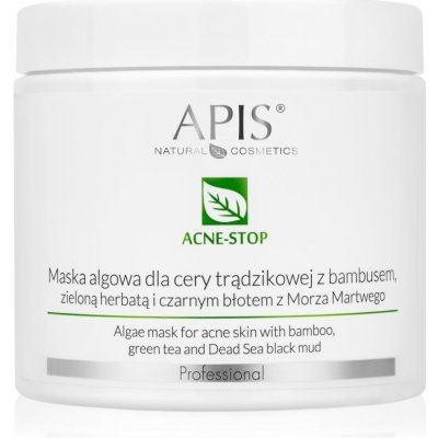 Apis Natural Cosmetics Acne-Stop Professional čistiaca a zjemňujúca maska pre mastnú pleť so sklonom k akné 200 g