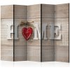 Artgeist Paraván - Room divider - Home and red heart