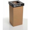 Odpadkový kôš na triedený odpad, recyklovaný, HU popis, 20 l, RECOBIN Mini, čierna