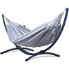 POTENZA oceľový rám GRANDE 220kg + hojdacia sieť Merida Silver 220x160