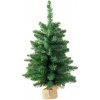 Strend Pro Stromček MagicHome Vianoce Leo, jedľa v jute, extra hustý, 60 cm